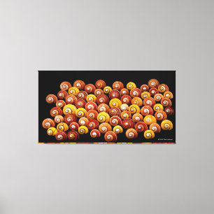 Toile Escargots d'arbre cubain