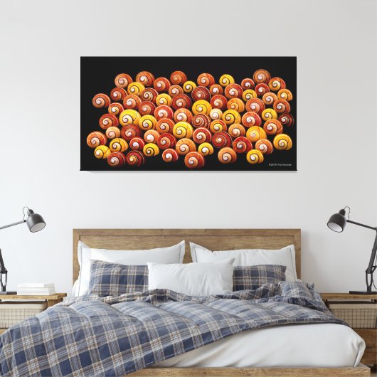 Toile Escargots d'arbre cubain (Insitu(Chambre))