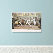 Toile Escrime : L'admiration de Jerry pour Tom dans une (Insitu (Plancher de Bois))