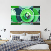 Toile Esferas Verdes en Armonía (Insitu(Chambre))