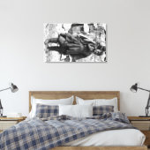 Toile Eskimo, femme et enfant en Alaska Photographie (Insitu(Chambre))