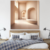 Toile Espace à alcôve beige (Insitu(Chambre))