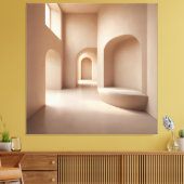 Toile Espace à alcôve beige (Insitu(Salon))