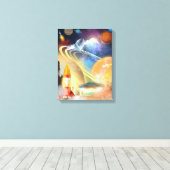 Toile Espace au-dessus et au-delà (version 3) (Insitu (Plancher de Bois))