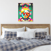 Toile Espace coloré Person Pop Art (Insitu(Chambre))