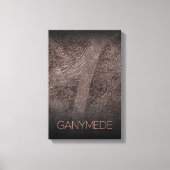 Toile Espace Extérieur, Cosmos, Système Solaire, Lune Ga (Recto)