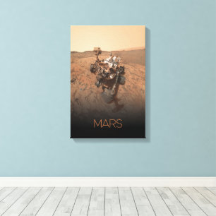 Toile Espace Extérieur, Système Solaire, Planète Mars, C