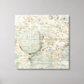 TOILE ESPACE : MOON MAP, 1972 (Recto)