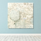 TOILE ESPACE : MOON MAP, 1972 (Insitu (Plancher de Bois))