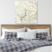 TOILE ESPACE : MOON MAP, 1972 (Insitu(Chambre))