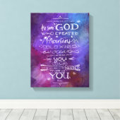 Toile Espace pépinière art galaxie étoiles lune thème sa (Insitu (Plancher de Bois))