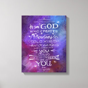 Toile Espace pépinière art galaxie étoiles lune thème sa