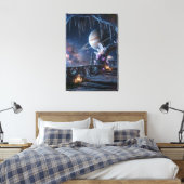 Toile espace planète relaxante (Insitu(Chambre))