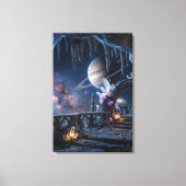 Toile espace planète relaxante (Recto)