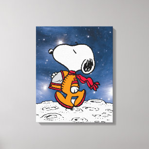 Toile ESPACE   Snoopy