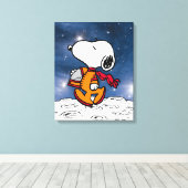 Toile ESPACE | Snoopy (Insitu (Plancher de Bois))