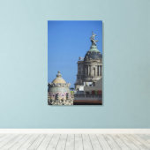 Toile Espagne, Catalogne, Barcelone. Toit de Barcelone 2 (Insitu (Plancher de Bois))