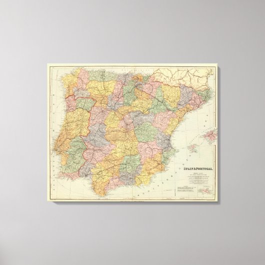 Toile Espagne et Portugal 2 (Recto)