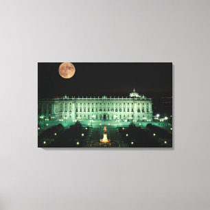 Toile Espagne, Madrid, Palais Royal et Plaza de