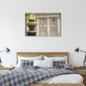 Toile Espagne, Madrid. Palais Royal, lampe dorée ornée (Insitu(Chambre))
