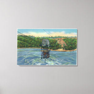 Toile Espagnol Aerocar au-dessus de tourbillon de