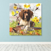 Toile Espagnol Springer anglais, Art (Insitu (Plancher de Bois))