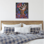 Toile Espoir - Sensibilisation à la douleur des cellules (Insitu(Chambre))