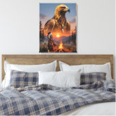 Toile Esprit de l'Aigle (Insitu(Chambre))