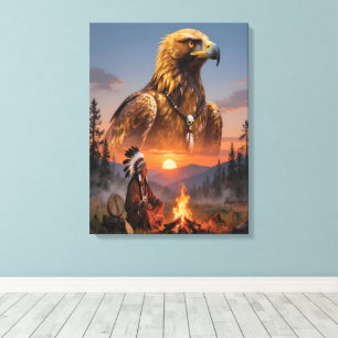 Toile Esprit de l'Aigle