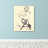 Toile Esprit et Conscience "Geist und Bewusstsein" (Insitu (Plancher de Bois))