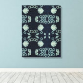 Toile Esprit Libre II Shibori (Insitu (Plancher de Bois))