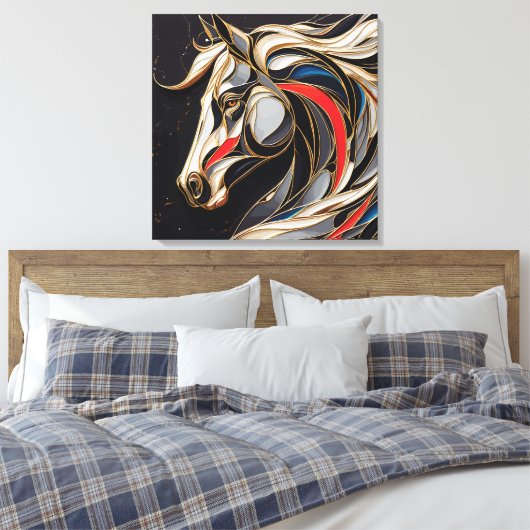 Toile Esprit Stallion coloré (Insitu(Chambre))