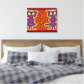 Toile Esprits ancestraux tribaux (Insitu(Chambre))