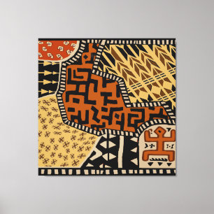 Toile Esprits de la Terre Chamanique Africaine
