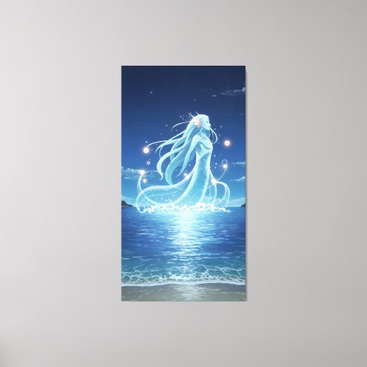 Toile Esprits de mer avec des créatures éthérées massive (Recto)