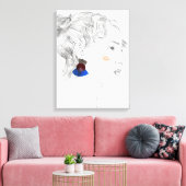 Toile Esquisse d'aperçu - Portrait (Insitu(Salon))