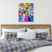Toile Esquisse Imaginaire Art - Neon Abstrait Maj 1 (Insitu(Chambre))