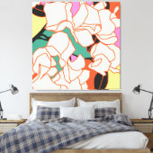 Toile Essence de bougainvilliers roses (Insitu(Chambre))