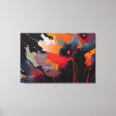 Toile Essence du jardin I – Expression nocturne (Recto)