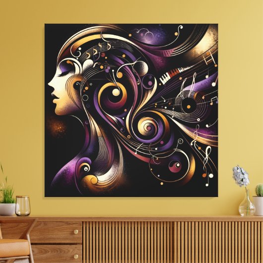 Toile Essence rythmique (Insitu(Salon))