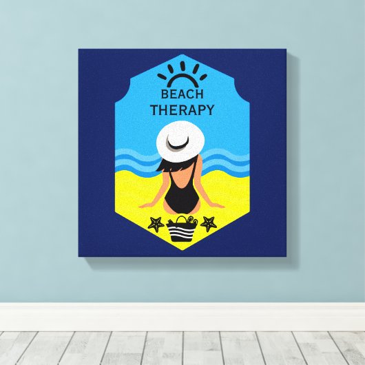 Toile Essentiel Été Plage  (Insitu (Plancher de Bois))