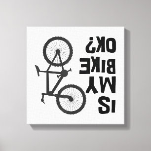 Toile Est Mon Vélo OK Funny VTT