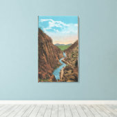 Toile Estes Park, CO - Vue du canon Big Thompson (Insitu (Plancher de Bois))