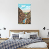 Toile Estes Park, CO - Vue du canon Big Thompson (Insitu(Chambre))
