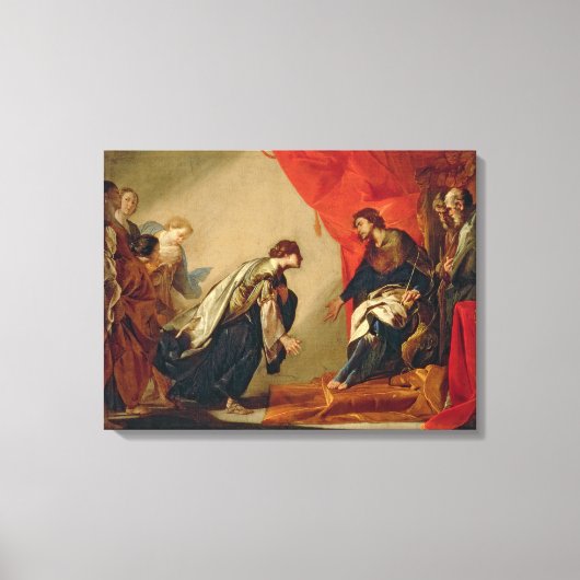 Toile Esther devant Ahasuerus, c.1645-50 (huile sur ca (Recto)