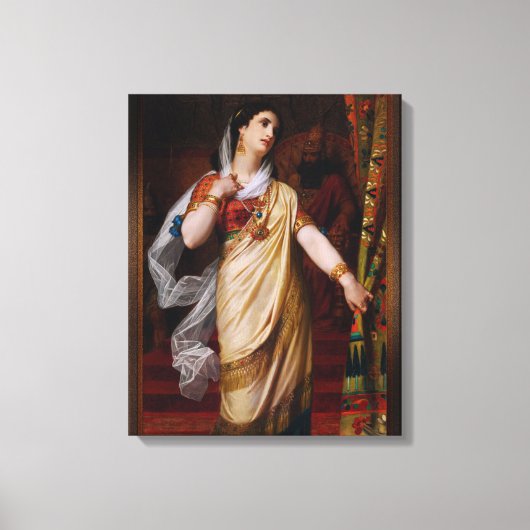 Toile Esther par Hugues Merle (Recto)