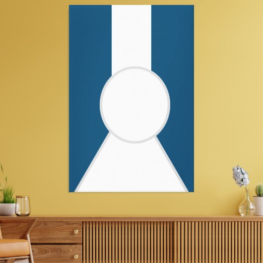 Toile "Et maintenant ?" (Insitu(Salon))