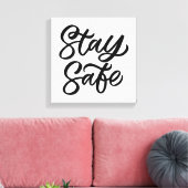 Toile Et Restez en sécurité (Insitu(Salon))