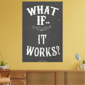 Toile Et si ça marche ? (Insitu(Salon))