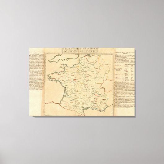 Toile Établissements français (Recto)